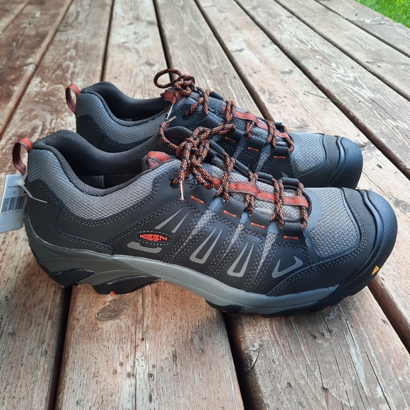 NIB Keen Utility Boulder Low Raven/Burnt Ochre Steel Toe Safety Shoes Size 14 - Picture 5 of 16